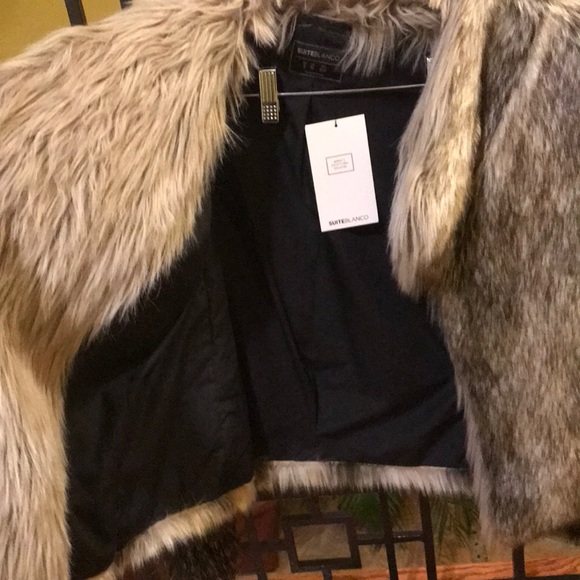 Faux fur coat brand new with tags - Picture 4 of 6